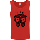 Scuba Diving Club Diver Deep Sea Wreck Mens Vest Tank Top Red