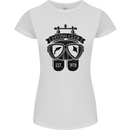 Scuba Diving Club Diver Deep Sea Wreck Womens Petite Cut T-Shirt White