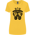 Scuba Diving Club Diver Deep Sea Wreck Womens Wider Cut T-Shirt Yellow