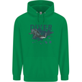 Scuba Diving Diver Childrens Kids Hoodie Irish Green