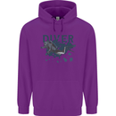 Scuba Diving Diver Childrens Kids Hoodie Purple