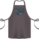 Scuba Diving Diver Cotton Apron 100% Organic Dark Grey
