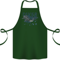 Scuba Diving Diver Cotton Apron 100% Organic Forest Green