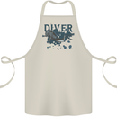 Scuba Diving Diver Cotton Apron 100% Organic Natural