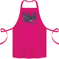Scuba Diving Diver Cotton Apron 100% Organic Pink