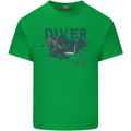 Scuba Diving Diver Kids T-Shirt Childrens Irish Green