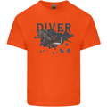 Scuba Diving Diver Kids T-Shirt Childrens Orange