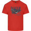Scuba Diving Diver Kids T-Shirt Childrens Red