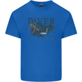 Scuba Diving Diver Kids T-Shirt Childrens Royal Blue