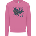 Scuba Diving Diver Mens Sweatshirt Jumper Azalea