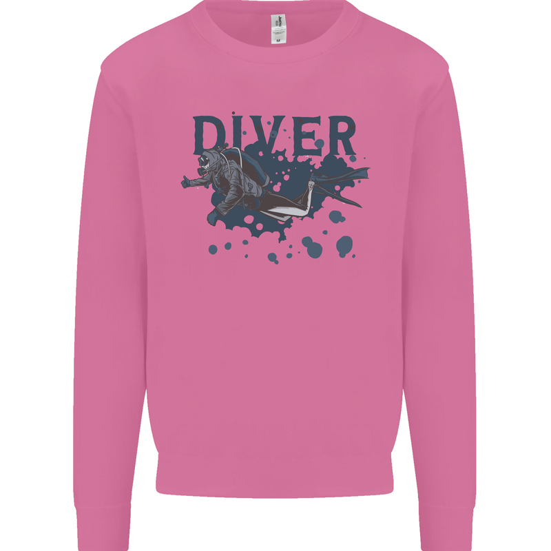 Scuba Diving Diver Mens Sweatshirt Jumper Azalea