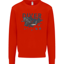 Scuba Diving Diver Mens Sweatshirt Jumper Bright Red