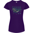 Scuba Diving Diver Womens Petite Cut T-Shirt Purple
