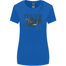 Scuba Diving Diver Womens Wider Cut T-Shirt Royal Blue