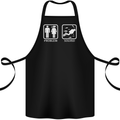 Scuba Diving Problem Solved Cotton Apron 100% Organic Black