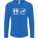 Scuba Diving Problem Solved Mens Long Sleeve T-Shirt Royal Blue