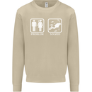 Scuba Diving Problem Solved Mens Sweatshirt Jumper Sand