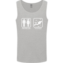 Scuba Diving Problem Solved Mens Vest Tank Top Sports Grey