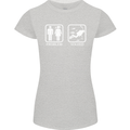 Scuba Diving Problem Solved Womens Petite Cut T-Shirt Sports Grey