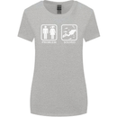 Scuba Diving Problem Solved Womens Wider Cut T-Shirt Sports Grey