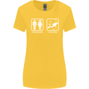 Scuba Diving Problem Solved Womens Wider Cut T-Shirt Yellow