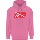 Scuba Diving Scubaholic Diver Dive Childrens Kids Hoodie Azalea
