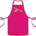 Scuba Diving Scubaholic Diver Dive Cotton Apron 100% Organic Pink