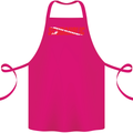 Scuba Diving Scubaholic Diver Dive Cotton Apron 100% Organic Pink