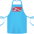 Scuba Diving Scubaholic Diver Dive Cotton Apron 100% Organic Turquoise