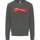 Scuba Diving Scubaholic Diver Dive Kids Sweatshirt Jumper Storm Grey