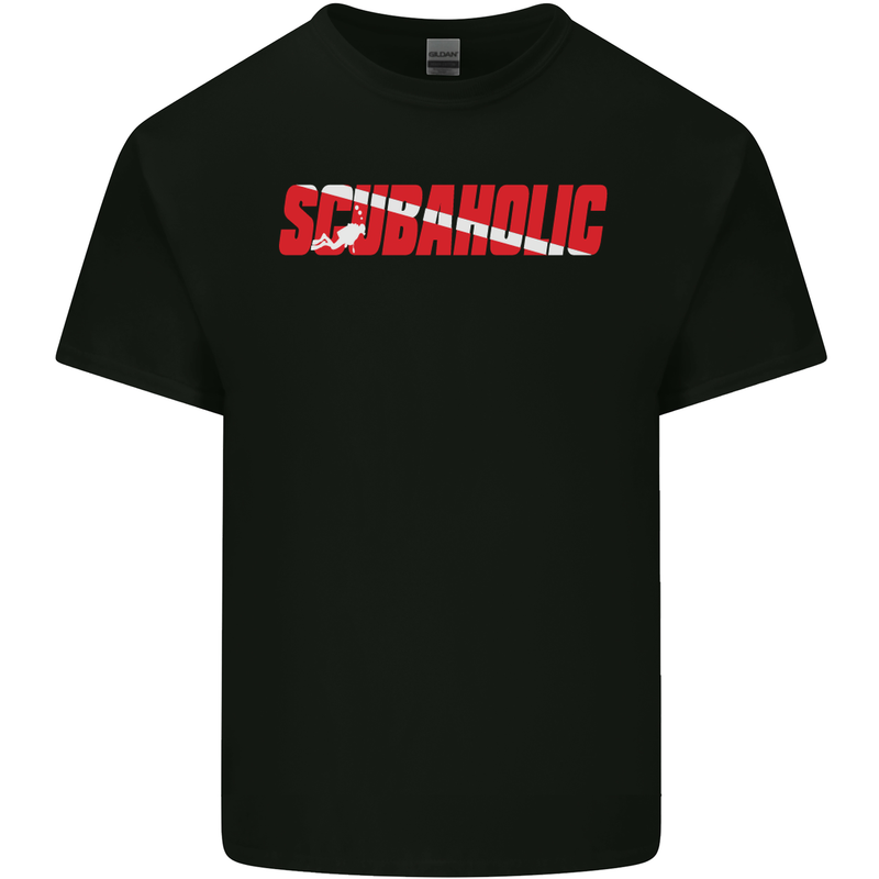Scuba Diving Scubaholic Diver Dive Kids T-Shirt Childrens Black