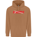 Scuba Diving Scubaholic Diver Dive Mens 80% Cotton Hoodie Caramel Latte