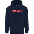 Scuba Diving Scubaholic Diver Dive Mens 80% Cotton Hoodie Navy Blue