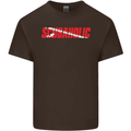 Scuba Diving Scubaholic Diver Dive Mens Cotton T-Shirt Tee Top Dark Chocolate