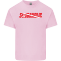 Scuba Diving Scubaholic Diver Dive Mens Cotton T-Shirt Tee Top Light Pink