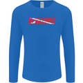 Scuba Diving Scubaholic Diver Dive Mens Long Sleeve T-Shirt Royal Blue