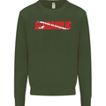 Scuba Diving Scubaholic Diver Dive Mens Sweatshirt Jumper Forest Green