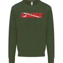 Scuba Diving Scubaholic Diver Dive Mens Sweatshirt Jumper Forest Green