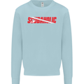 Scuba Diving Scubaholic Diver Dive Mens Sweatshirt Jumper Light Blue