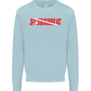 Scuba Diving Scubaholic Diver Dive Mens Sweatshirt Jumper Light Blue