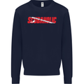 Scuba Diving Scubaholic Diver Dive Mens Sweatshirt Jumper Navy Blue