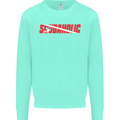Scuba Diving Scubaholic Diver Dive Mens Sweatshirt Jumper Peppermint
