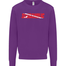 Scuba Diving Scubaholic Diver Dive Mens Sweatshirt Jumper Purple