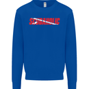 Scuba Diving Scubaholic Diver Dive Mens Sweatshirt Jumper Royal Blue