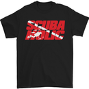 Scuba Diving Scubaholic Diver Dive Mens T-Shirt Cotton Gildan Black