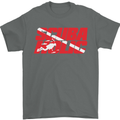 Scuba Diving Scubaholic Diver Dive Mens T-Shirt Cotton Gildan Charcoal