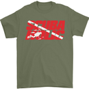 Scuba Diving Scubaholic Diver Dive Mens T-Shirt Cotton Gildan Military Green