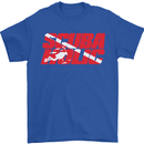 Scuba Diving Scubaholic Diver Dive Mens T-Shirt Cotton Gildan Royal Blue