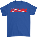 Scuba Diving Scubaholic Diver Dive Mens T-Shirt Cotton Gildan Royal Blue