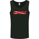 Scuba Diving Scubaholic Diver Dive Mens Vest Tank Top Black